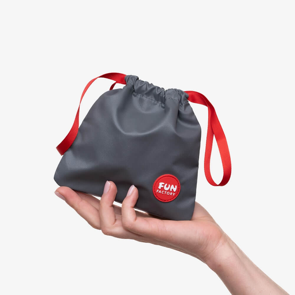Fun Factory TOYBAG S grey - Grey Discreet Storage Bag - Small